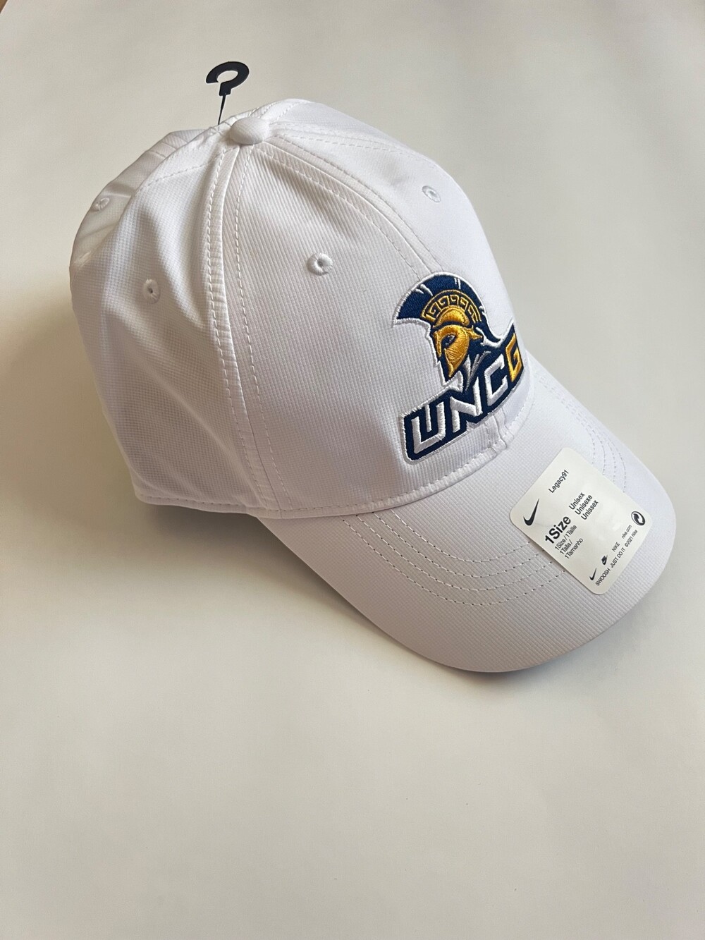 Nike UNCG Dri-Fit Legacy91 White Adjustable Hat Baseball Cap Unisex OS